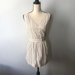 Rainbow Striped Romper